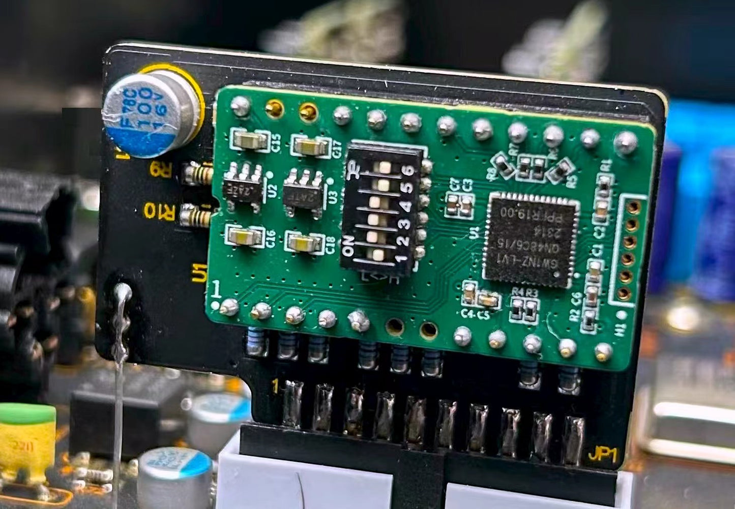 advancedMADness TDA1541 Digital - Analog Konverter silber/schwarz