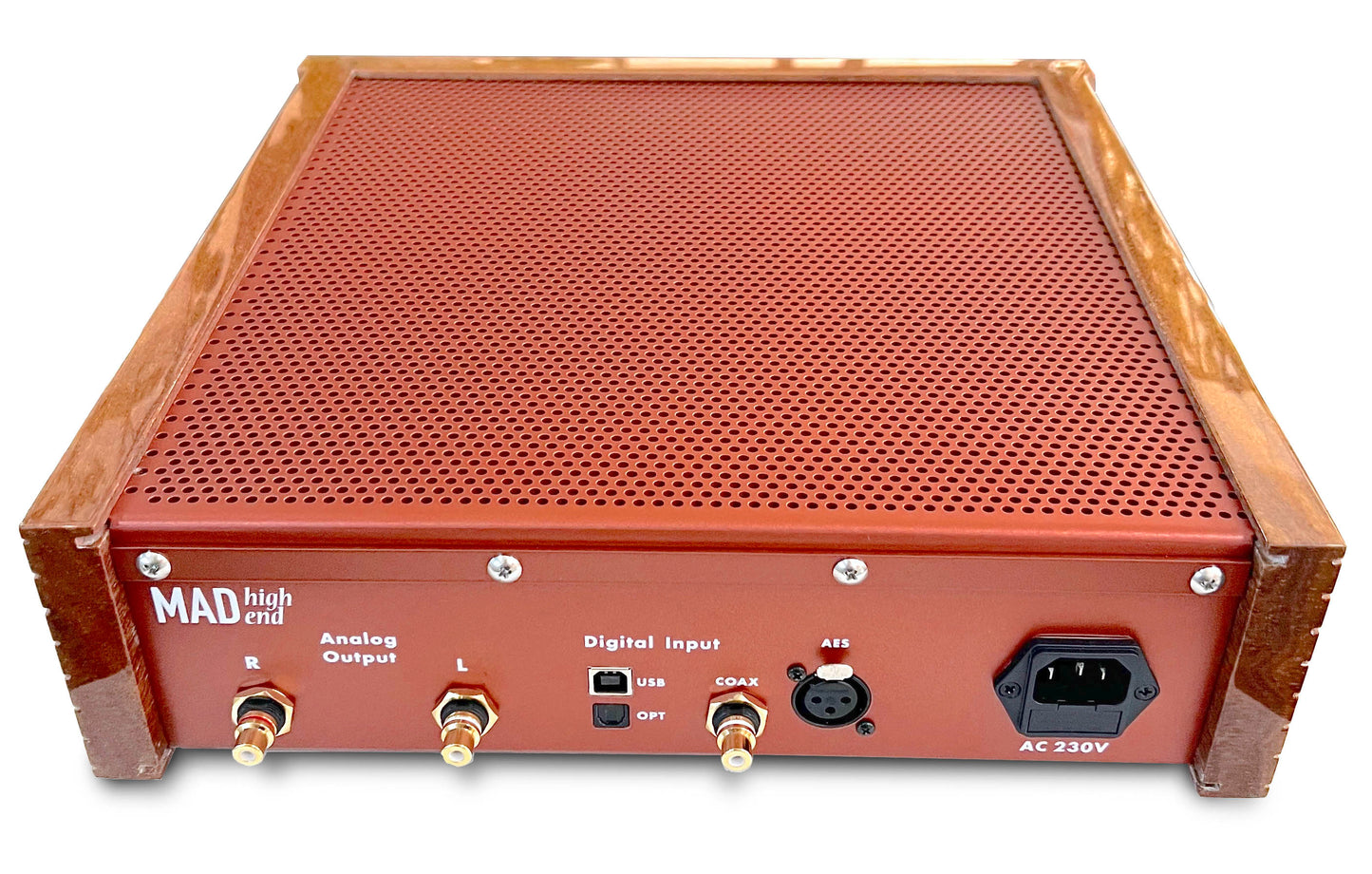 advancedMADness  TDA1541 Digital -  Analog Konverter  Holz/Lack/Alu